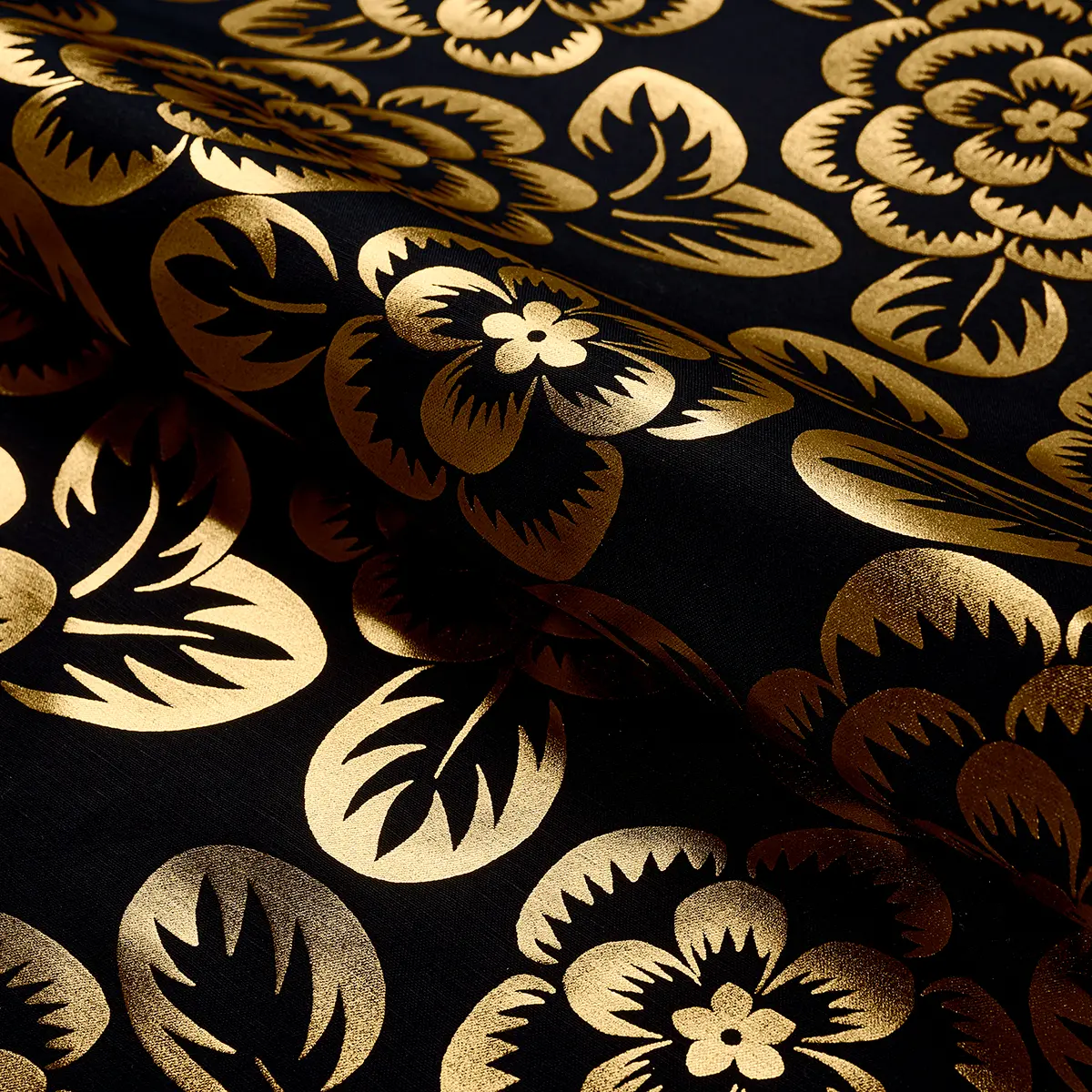 ANGELICA FLORAL_ GOLD & NOIR