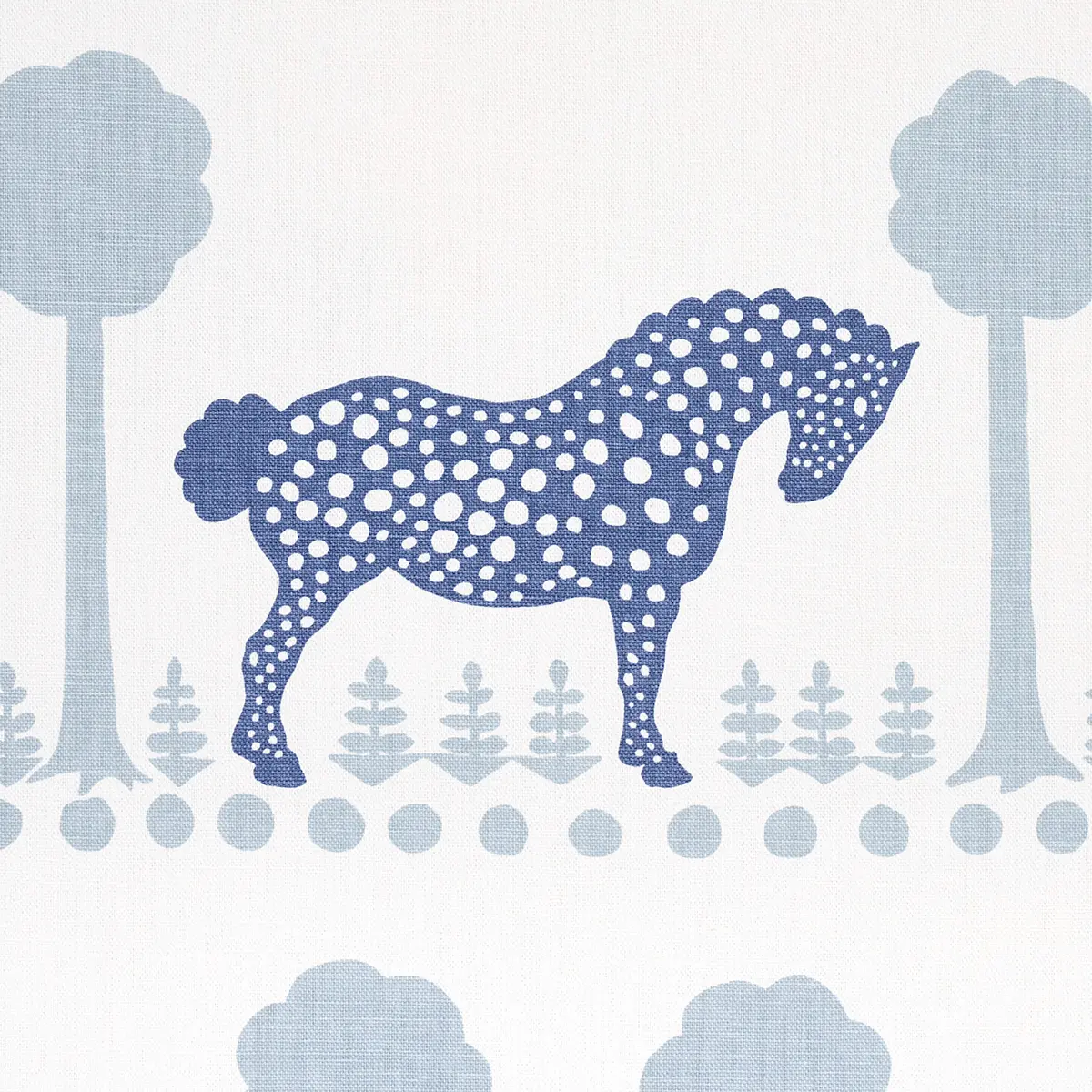 POLKA DOT PONY_ BLUE
