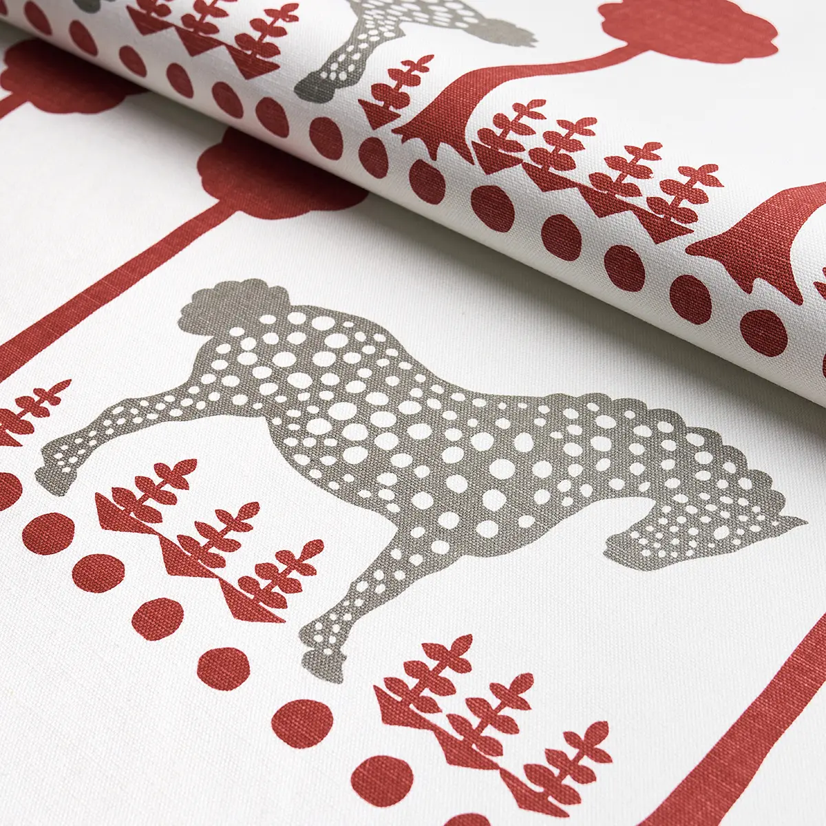 POLKA DOT PONY_ RED