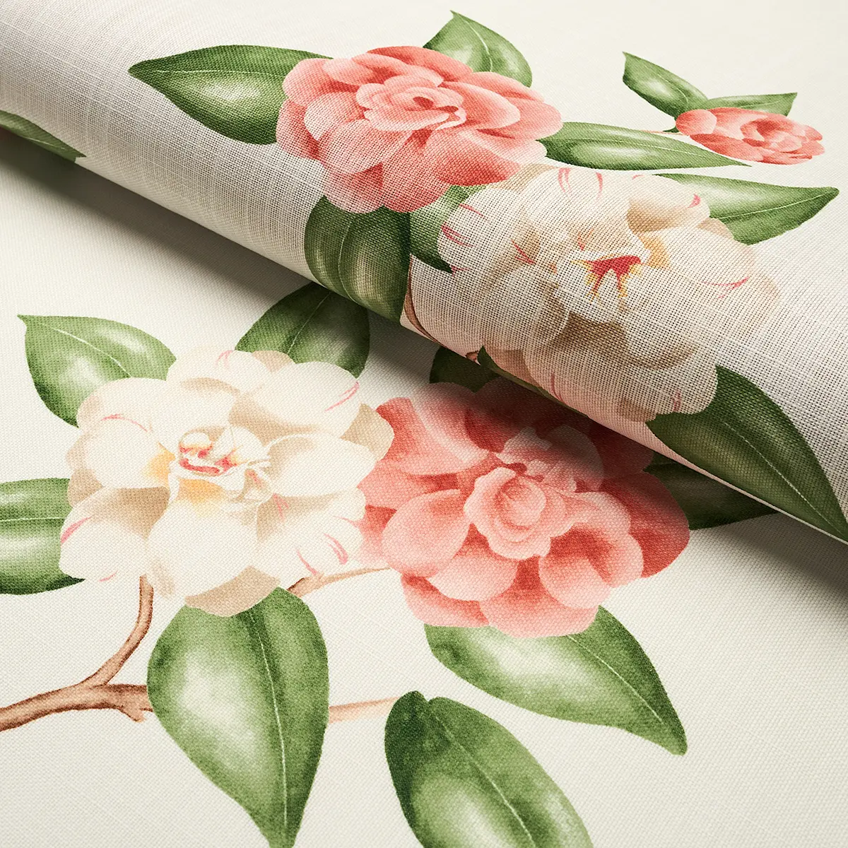 CASABLANCA FLORAL INDOOR/OUTDOOR_ CORAL