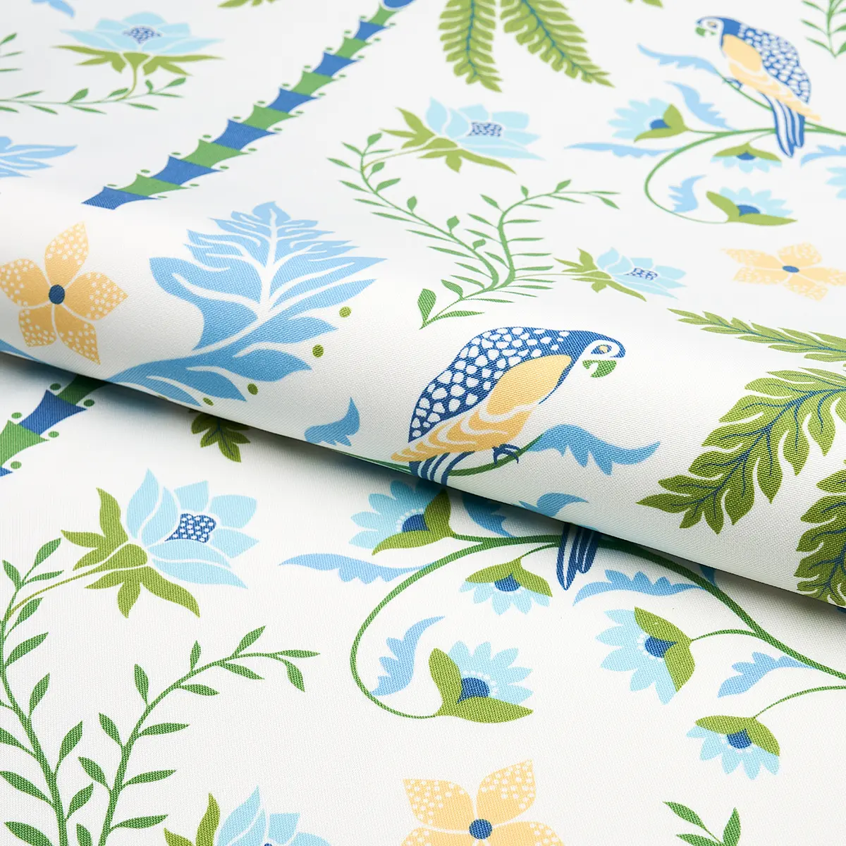 ISLAND PALM INDOOR/OUTDOOR_ BLUE & GREEN