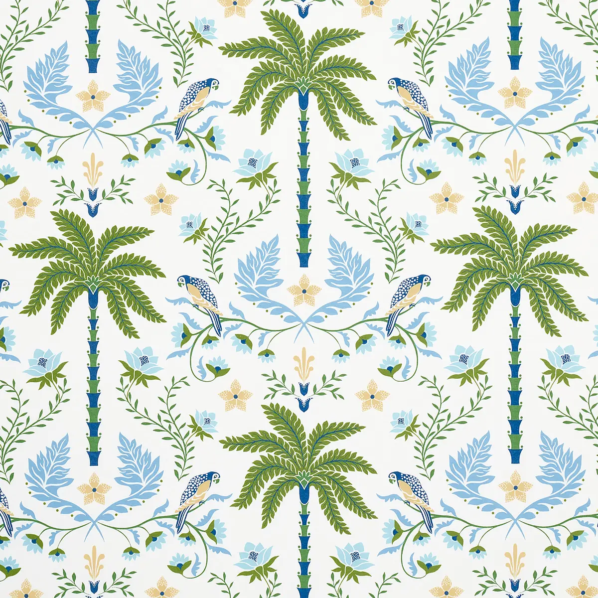 ISLAND PALM INDOOR/OUTDOOR_ BLUE & GREEN