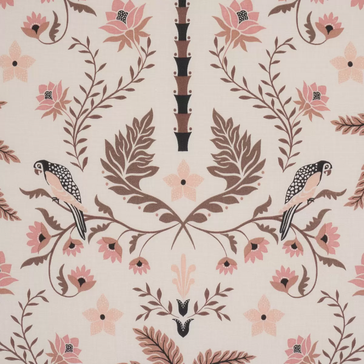 ISLAND PALM INDOOR/OUTDOOR_ PEACH & BROWN