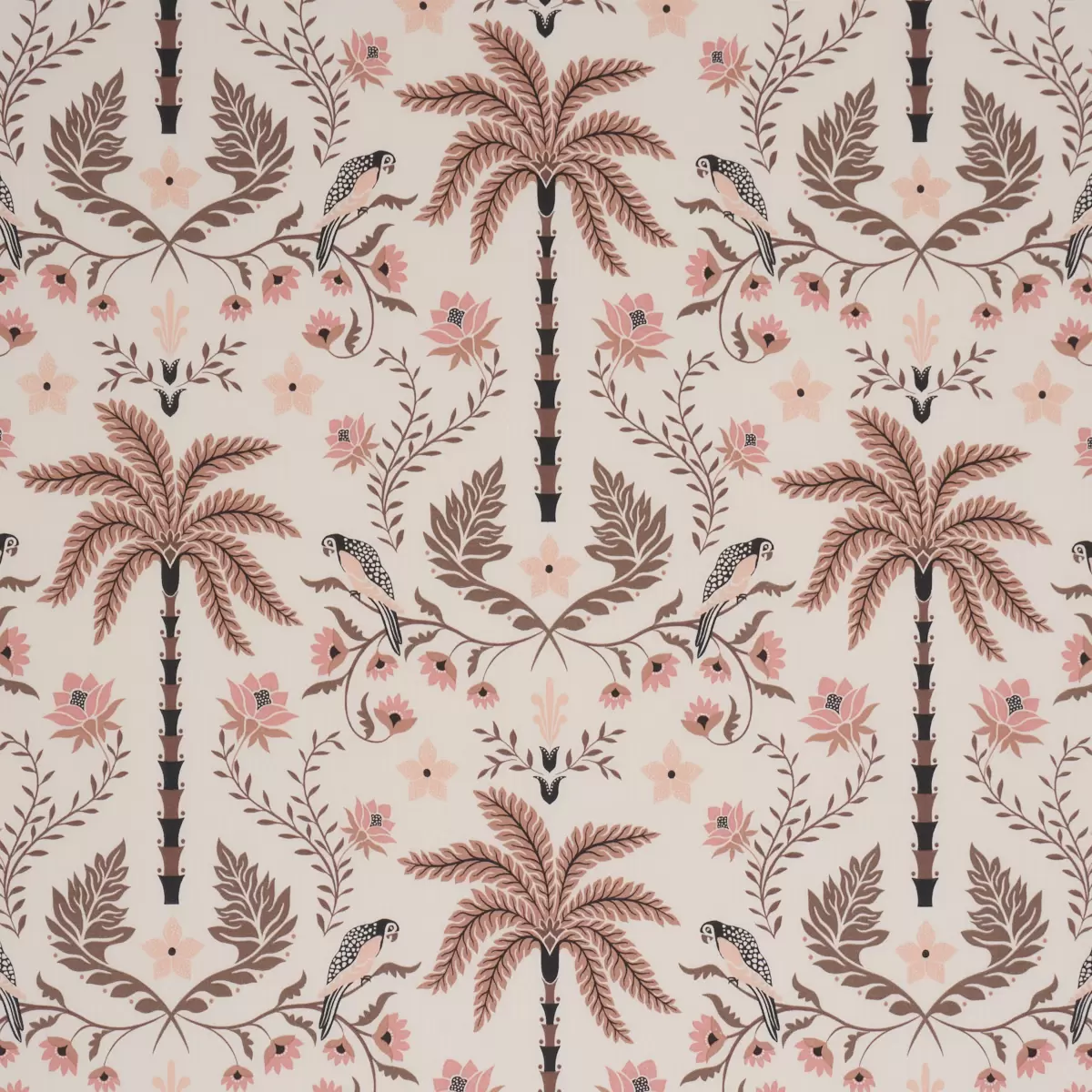 ISLAND PALM INDOOR/OUTDOOR_ PEACH & BROWN