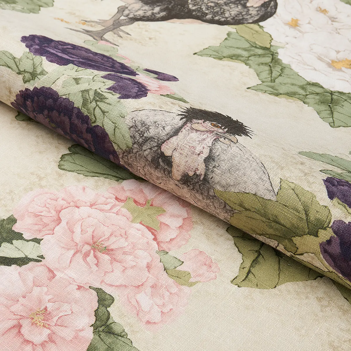 LADY HOLLYHOCK_ CREME