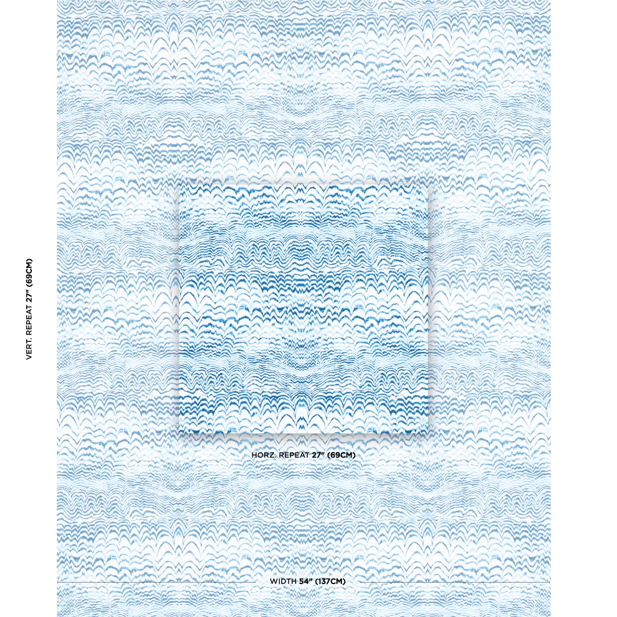 INK WAVE PRINT INDOOR/OUTDOOR_ INDIGO