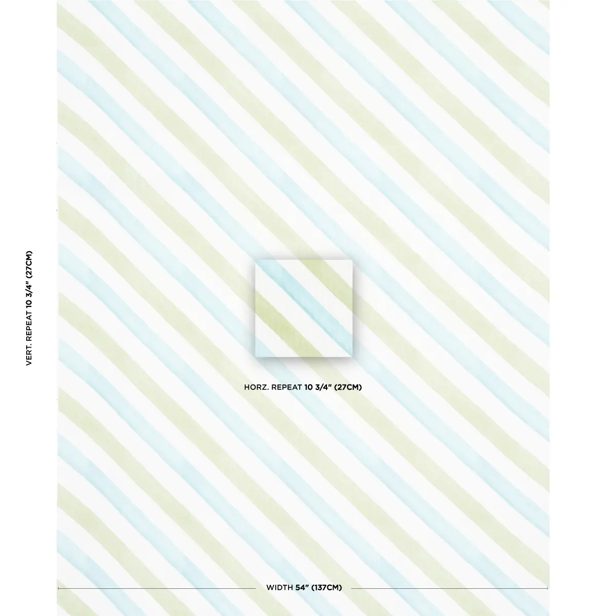 SEASIDE STRIPE INDOOR/OUTDOOR_ KIWI