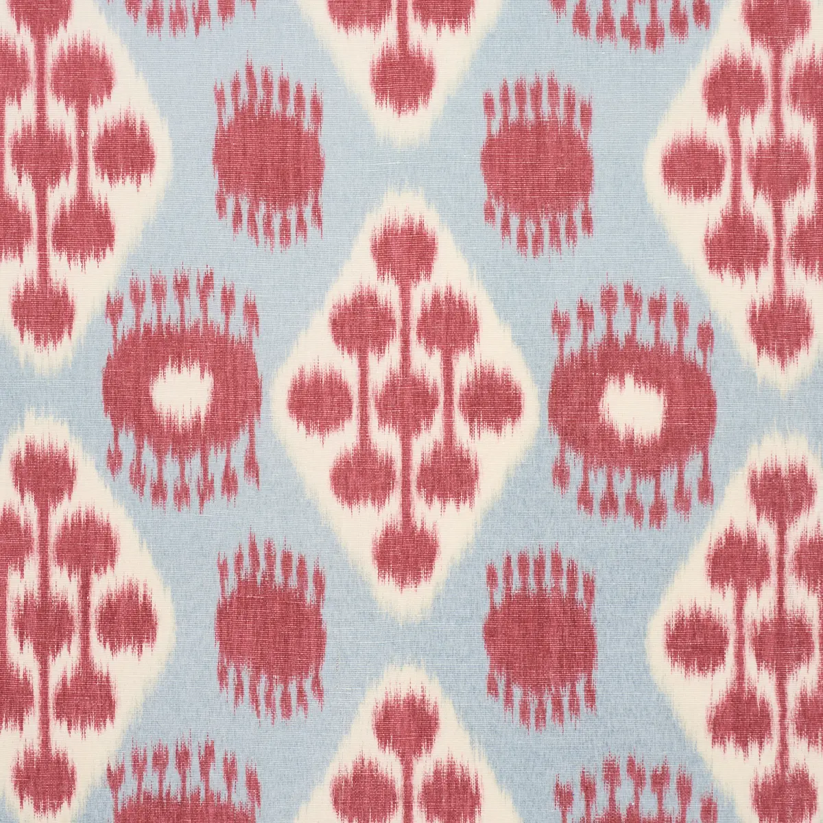 HAMILTON IKAT_ SKY AND CHERRY