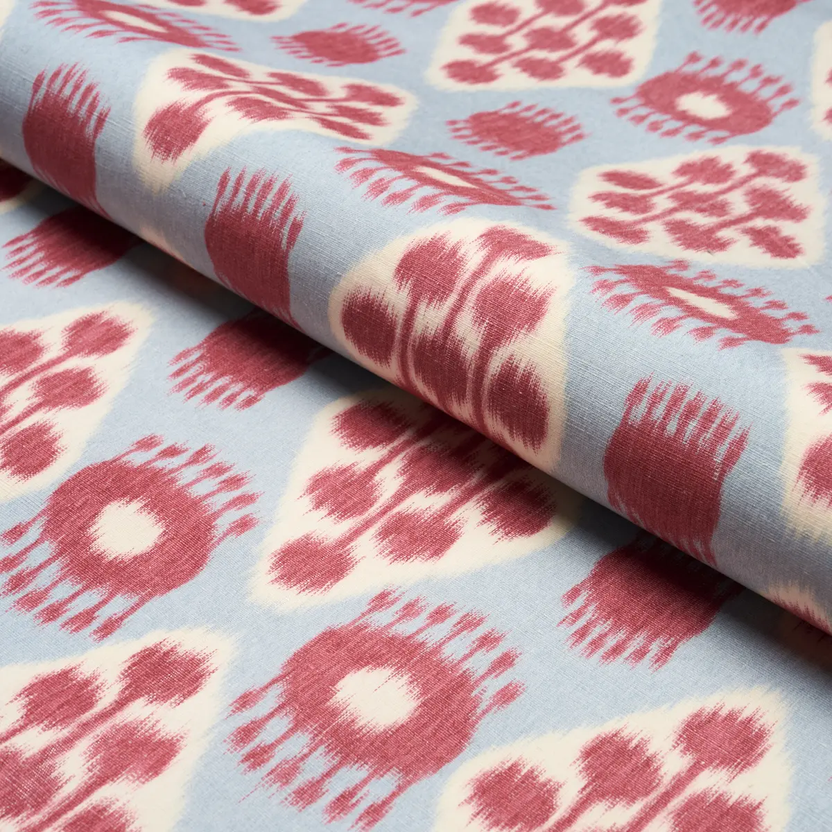HAMILTON IKAT_ SKY AND CHERRY