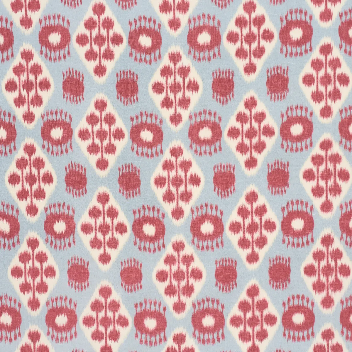 HAMILTON IKAT_ SKY AND CHERRY