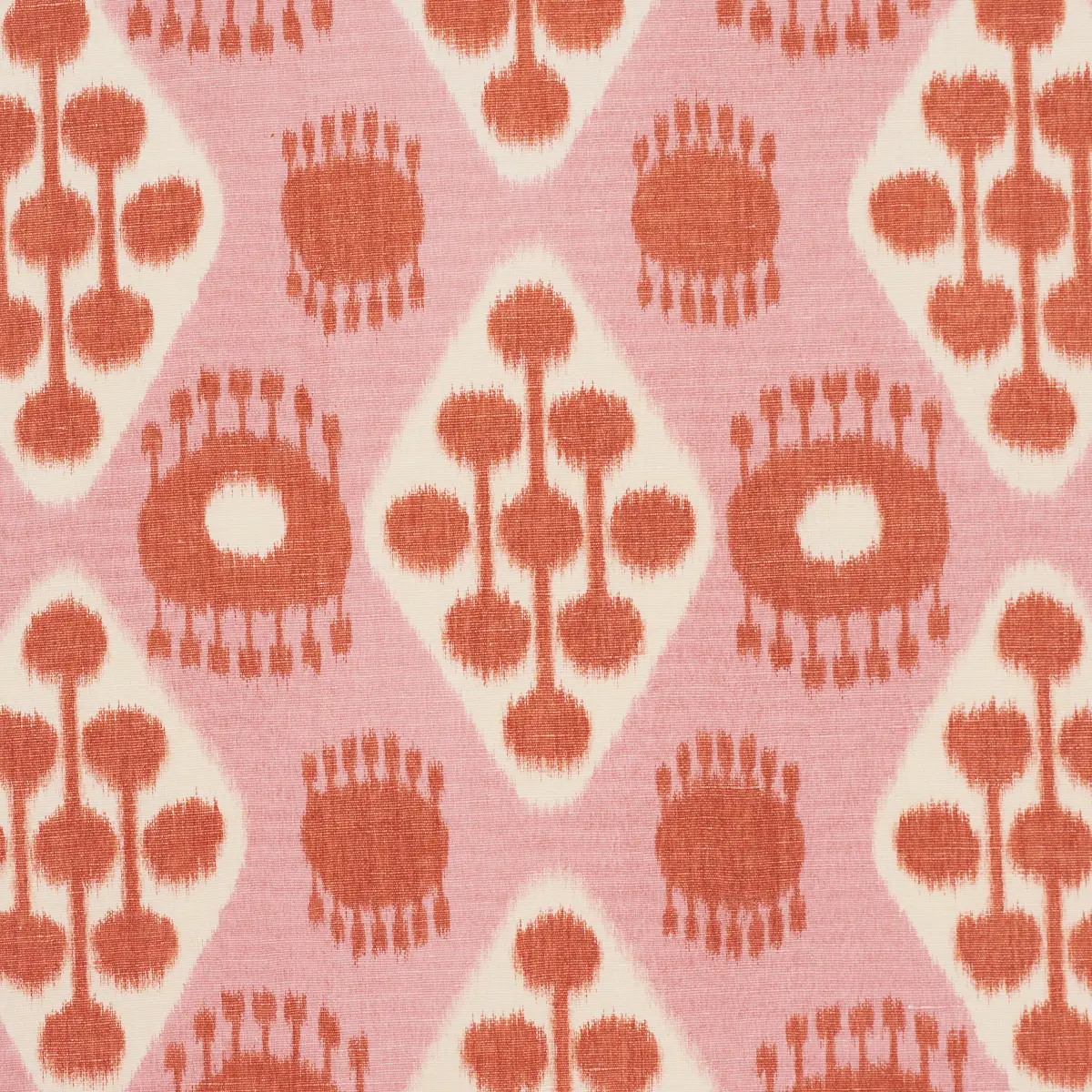 HAMILTON IKAT_ PINK AND TANGERINE