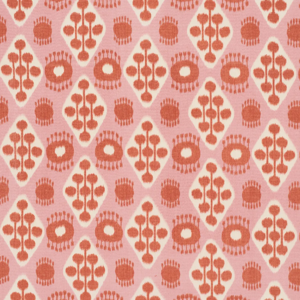 HAMILTON IKAT_ PINK AND TANGERINE