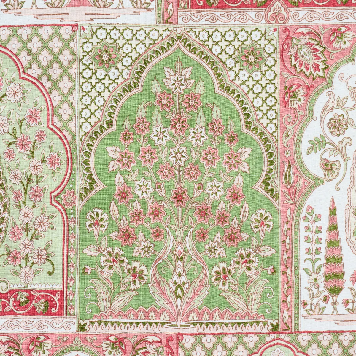 BARRA PALACE_ PINK & GREEN