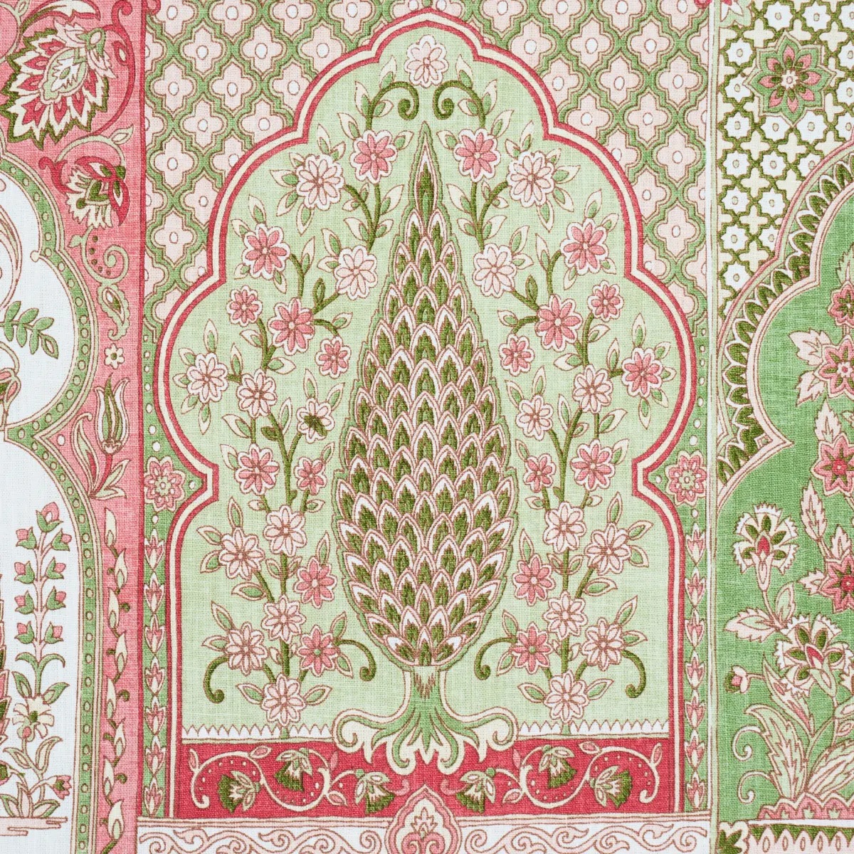 BARRA PALACE_ PINK & GREEN