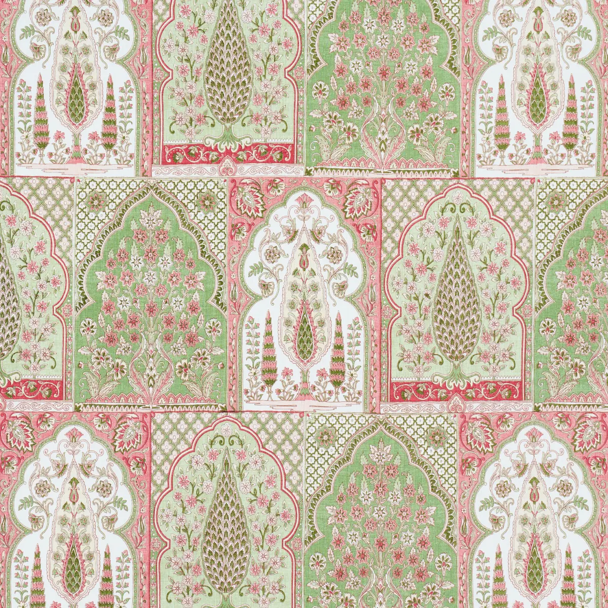 BARRA PALACE_ PINK & GREEN