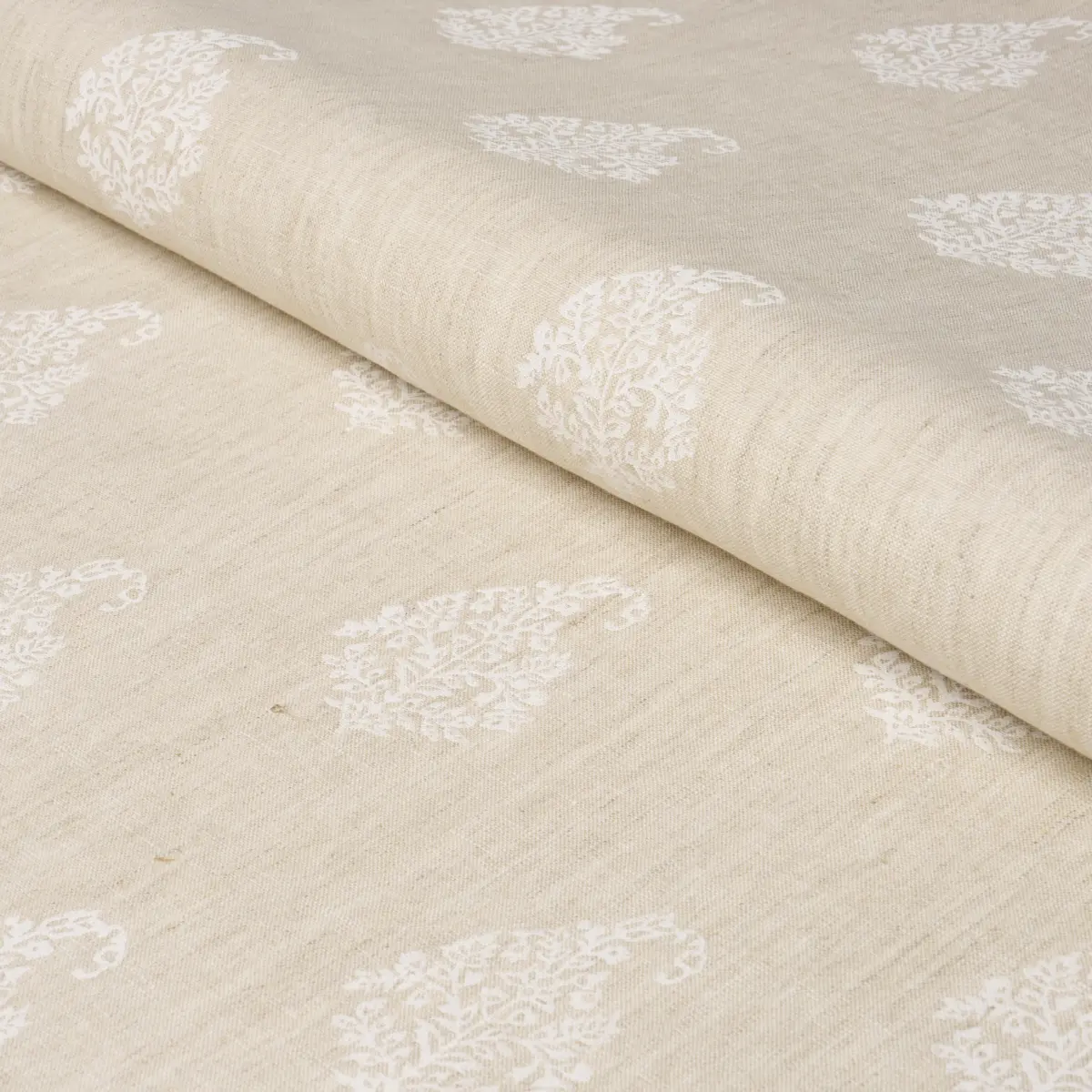 KERALA PAISLEY_ WHITE ON NEUTRAL