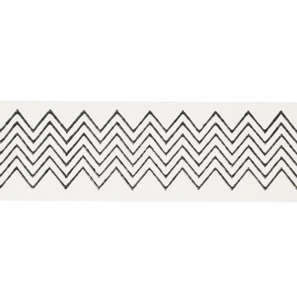 LEORA HAND BLOCKED TAPE NARROW_ CHARCOAL