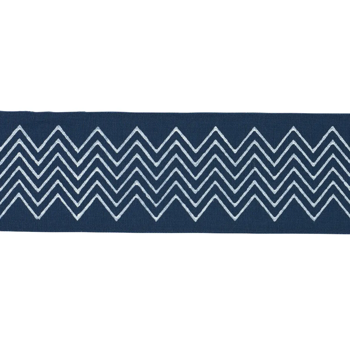 LEORA HAND BLOCKED TAPE NARROW_ INDIGO