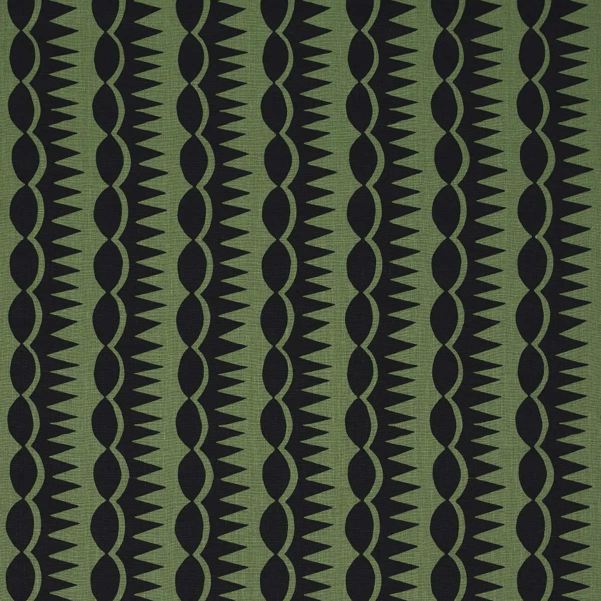 DAGGER STRIPE_ BLACK ON GREEN
