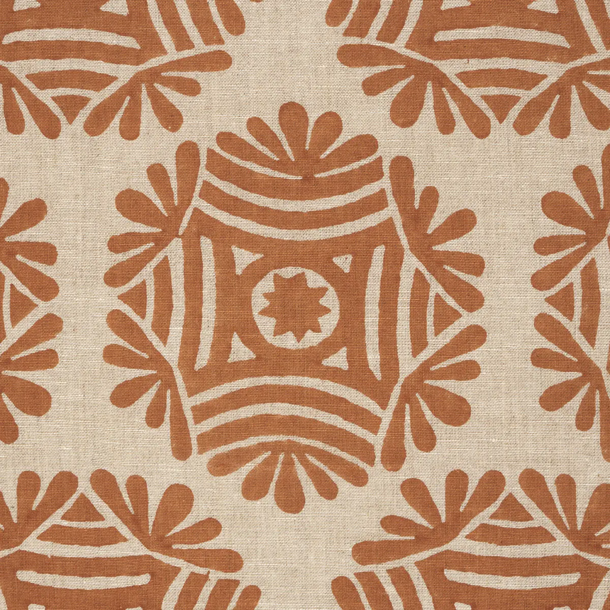 GILDED STAR BLOCK PRINT_ CINNAMON
