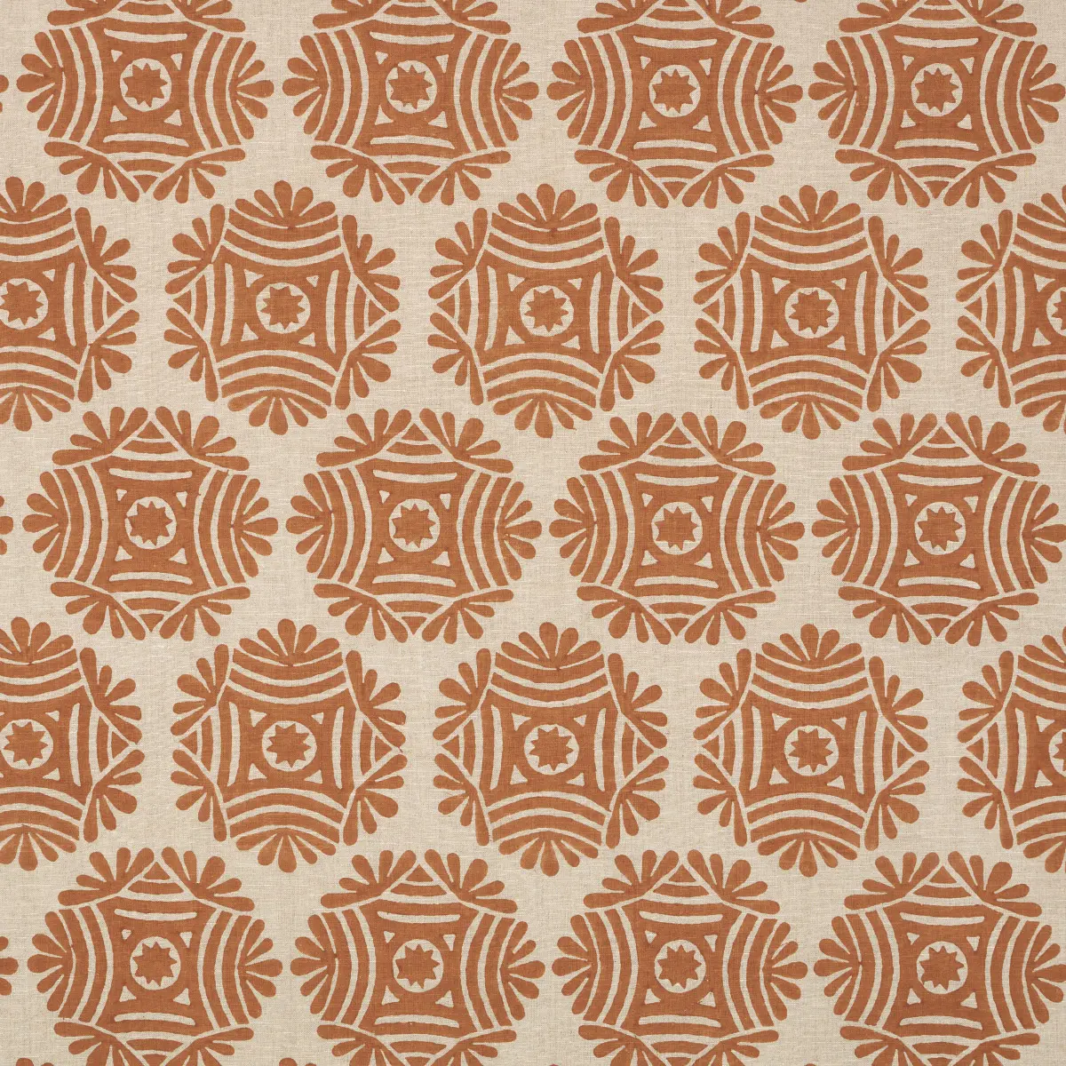 GILDED STAR BLOCK PRINT_ CINNAMON