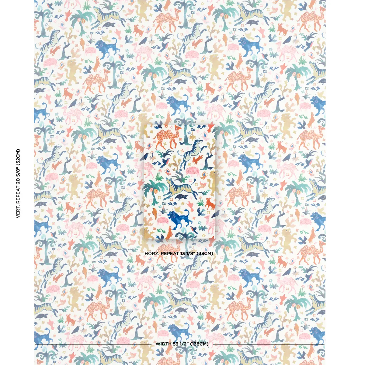 BEASTS INDOOR/OUTDOOR_ MULTI ON IVORY