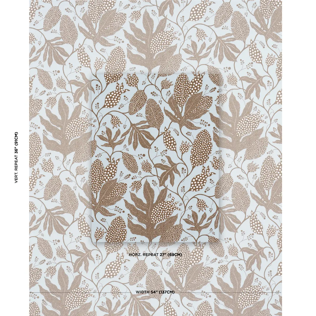 POLKA DOT JUNGLE_ BROWN & SKY