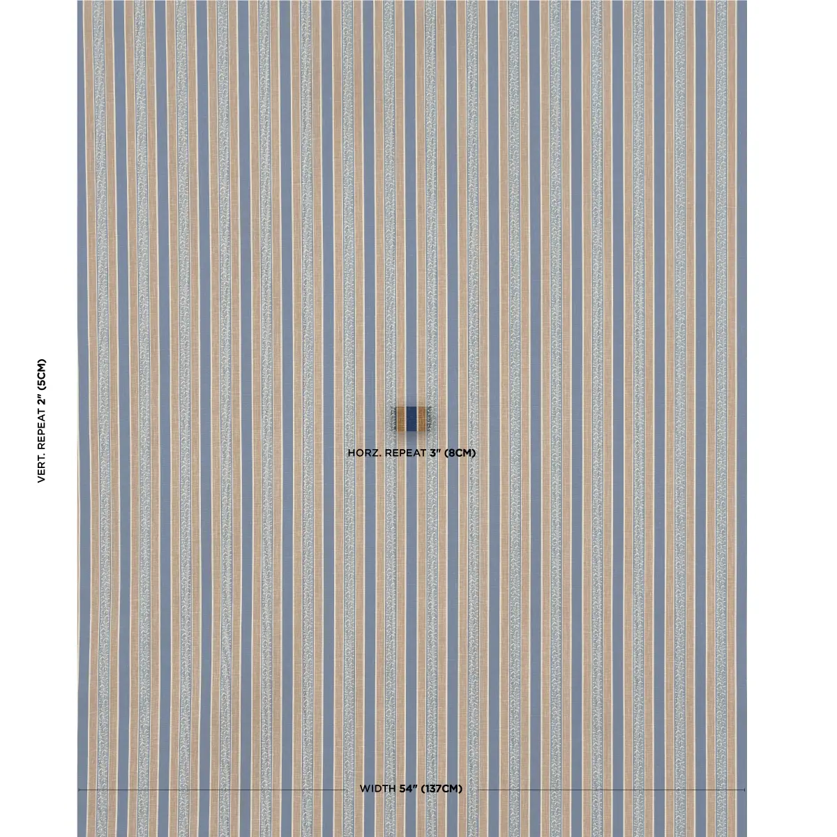 AUGUSTE STRIPE_ MARINE & COGNAC