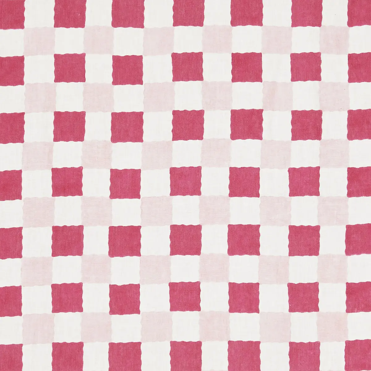 Chequer Hand Block Print_ PINKS