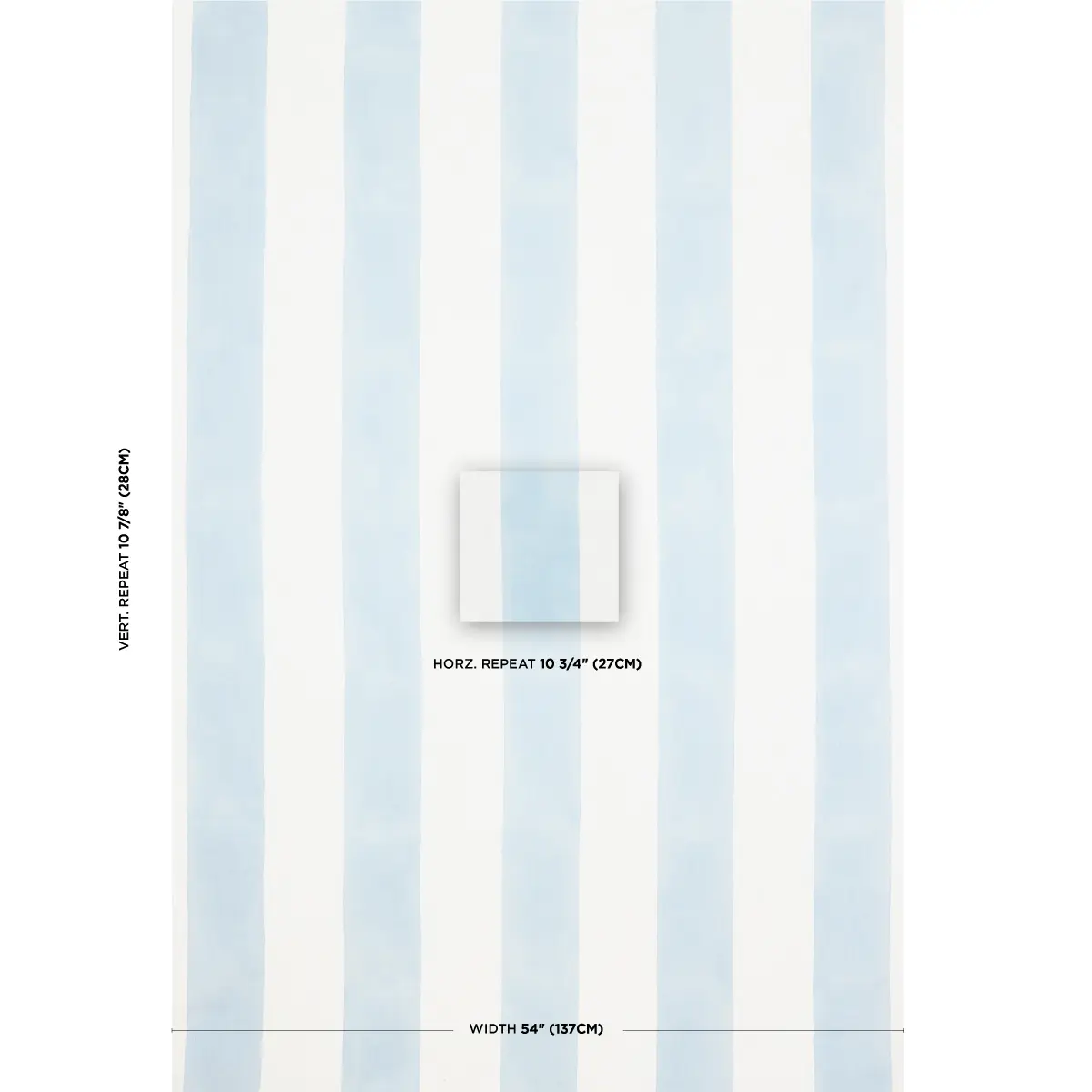 Wide Hand Block Stripe_ BLUE