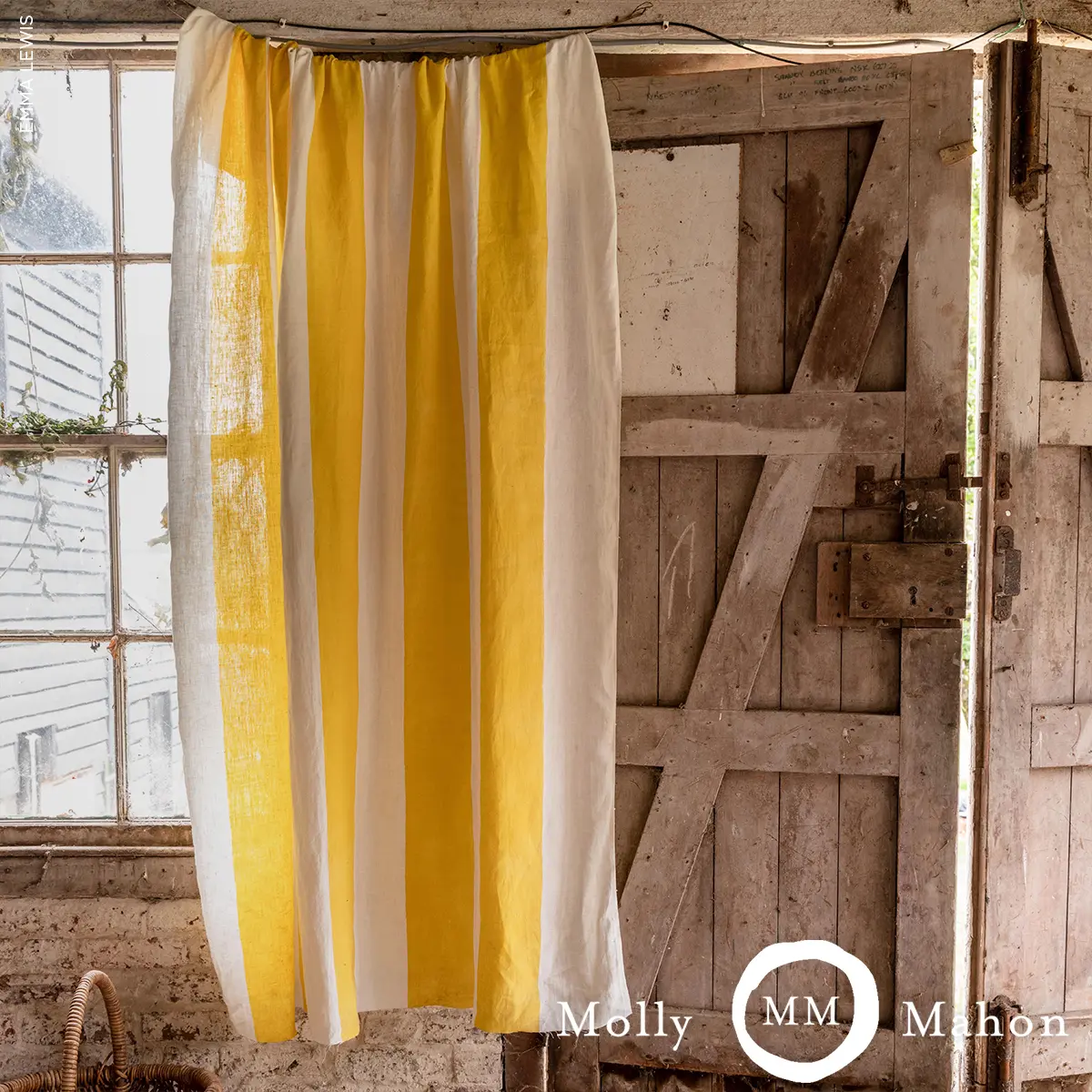 Wide Hand Block Stripe_ YELLOW