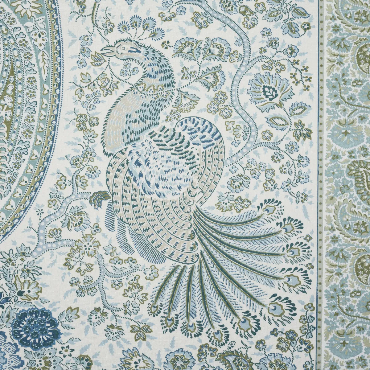 COLMERY PAISLEY PANEL_ PEACOCK