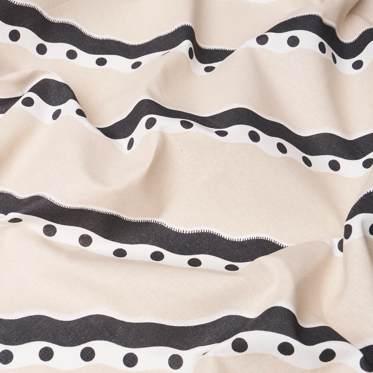 ROUSSEAU STRIPE_ BLACK & CREAM