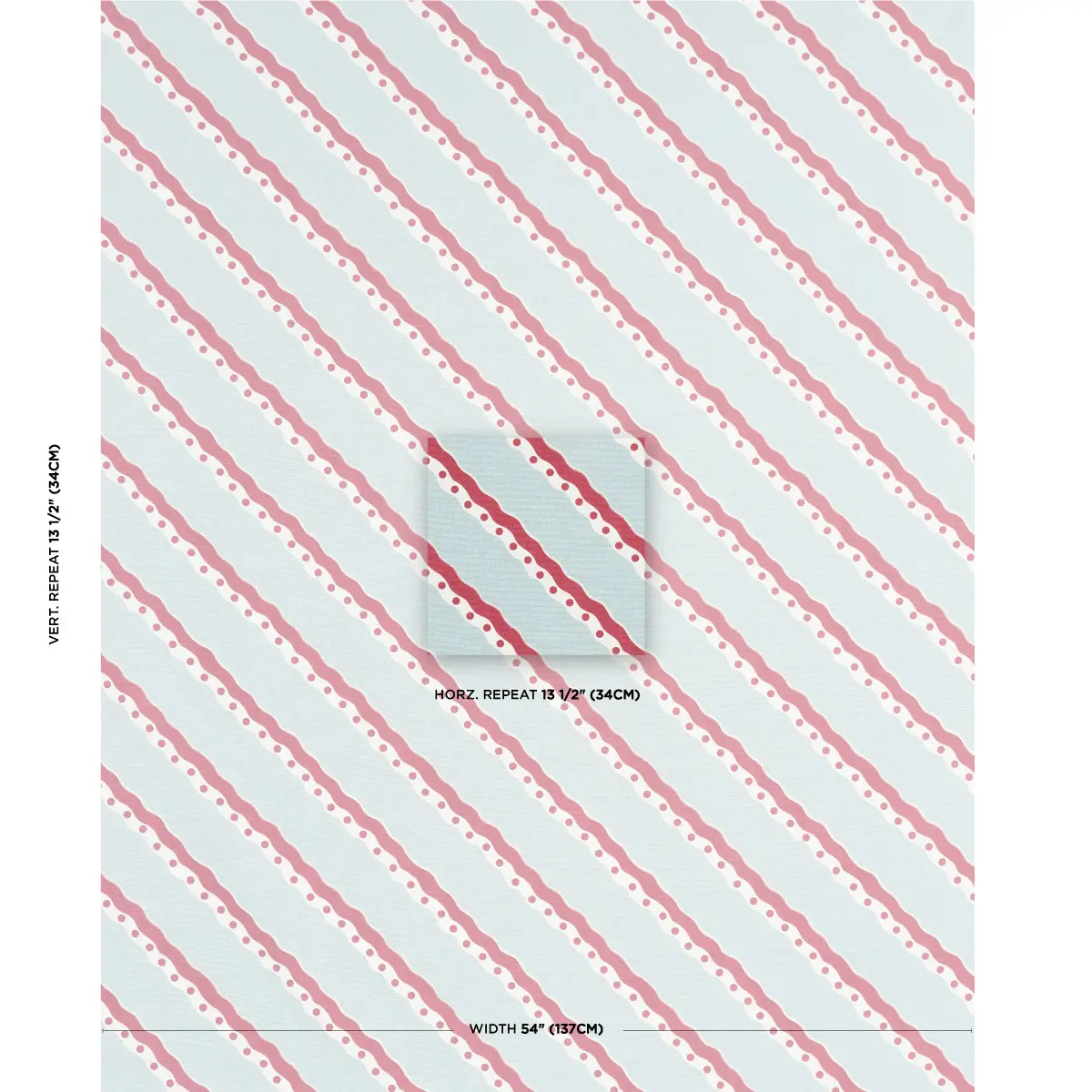 ROUSSEAU STRIPE_ ROUGE & SKY