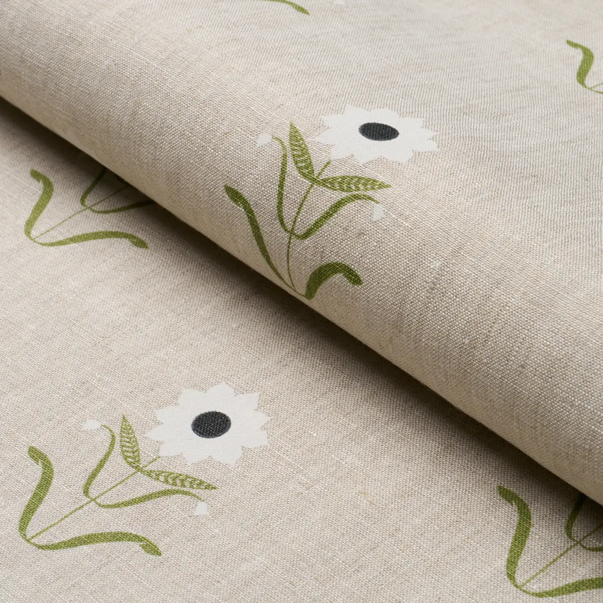 FORGET ME NOTS_ WHITE ON LINEN