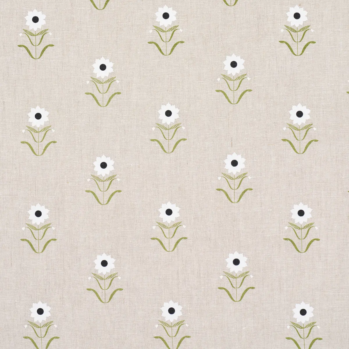 FORGET ME NOTS_ WHITE ON LINEN