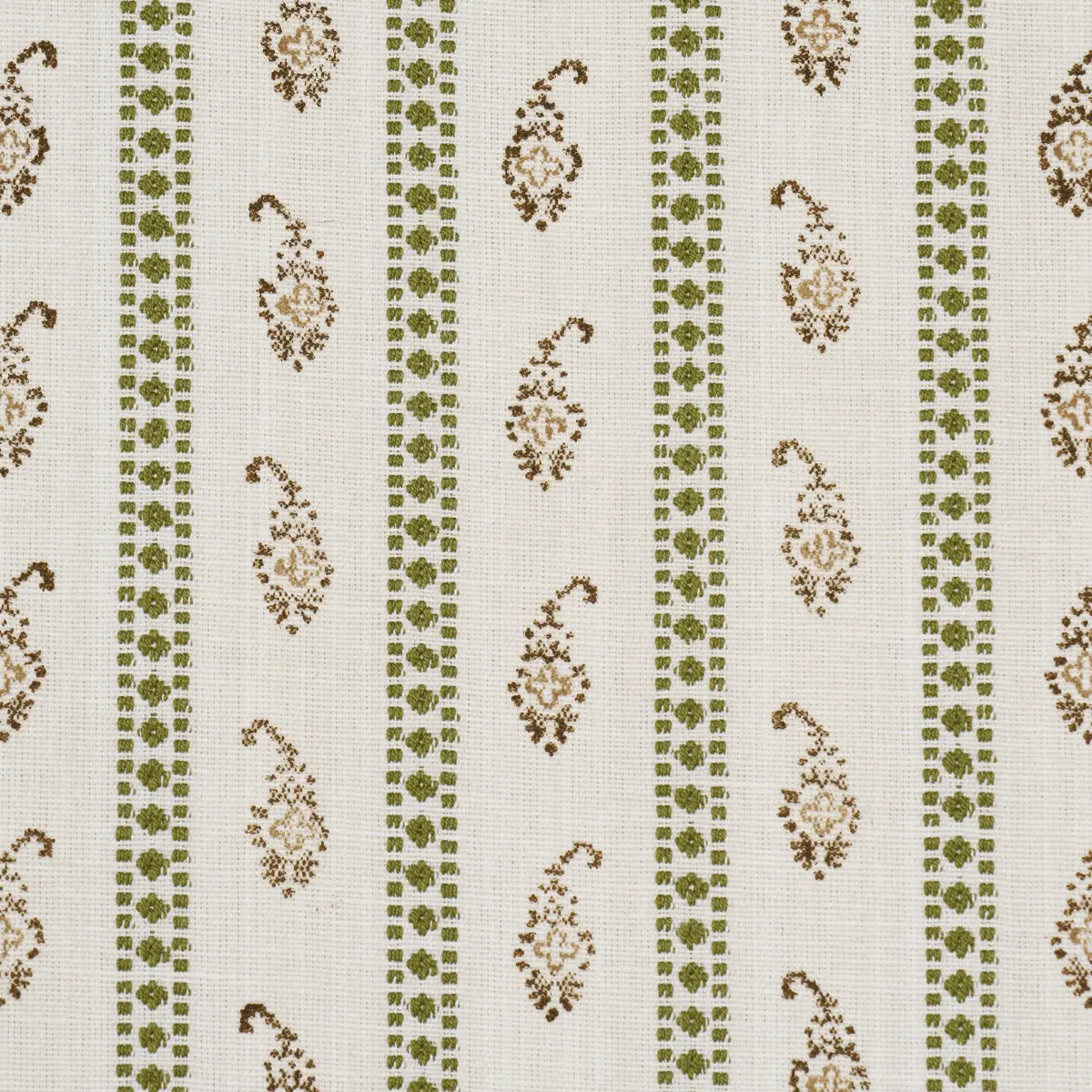 EDDIE WOVEN HAND BLOCK PRINT_ GREEN
