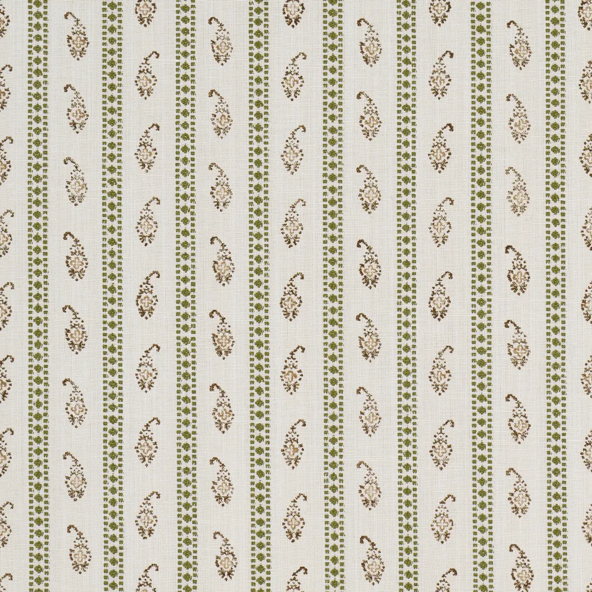 EDDIE WOVEN HAND BLOCK PRINT_ GREEN