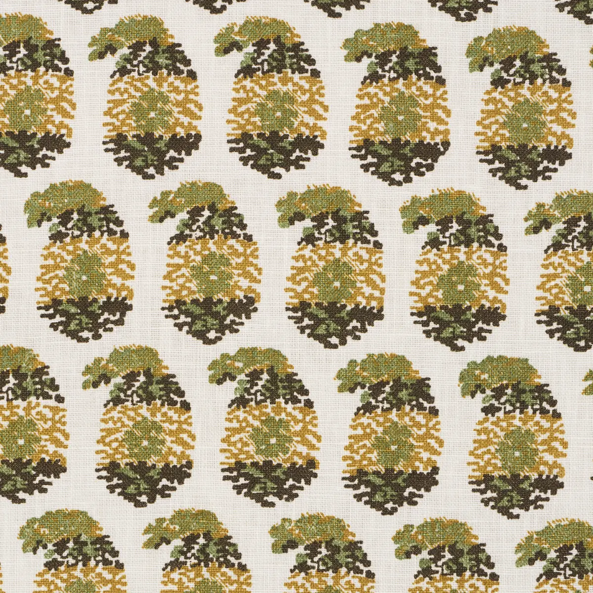 TERRY_ OCHRE & GREEN