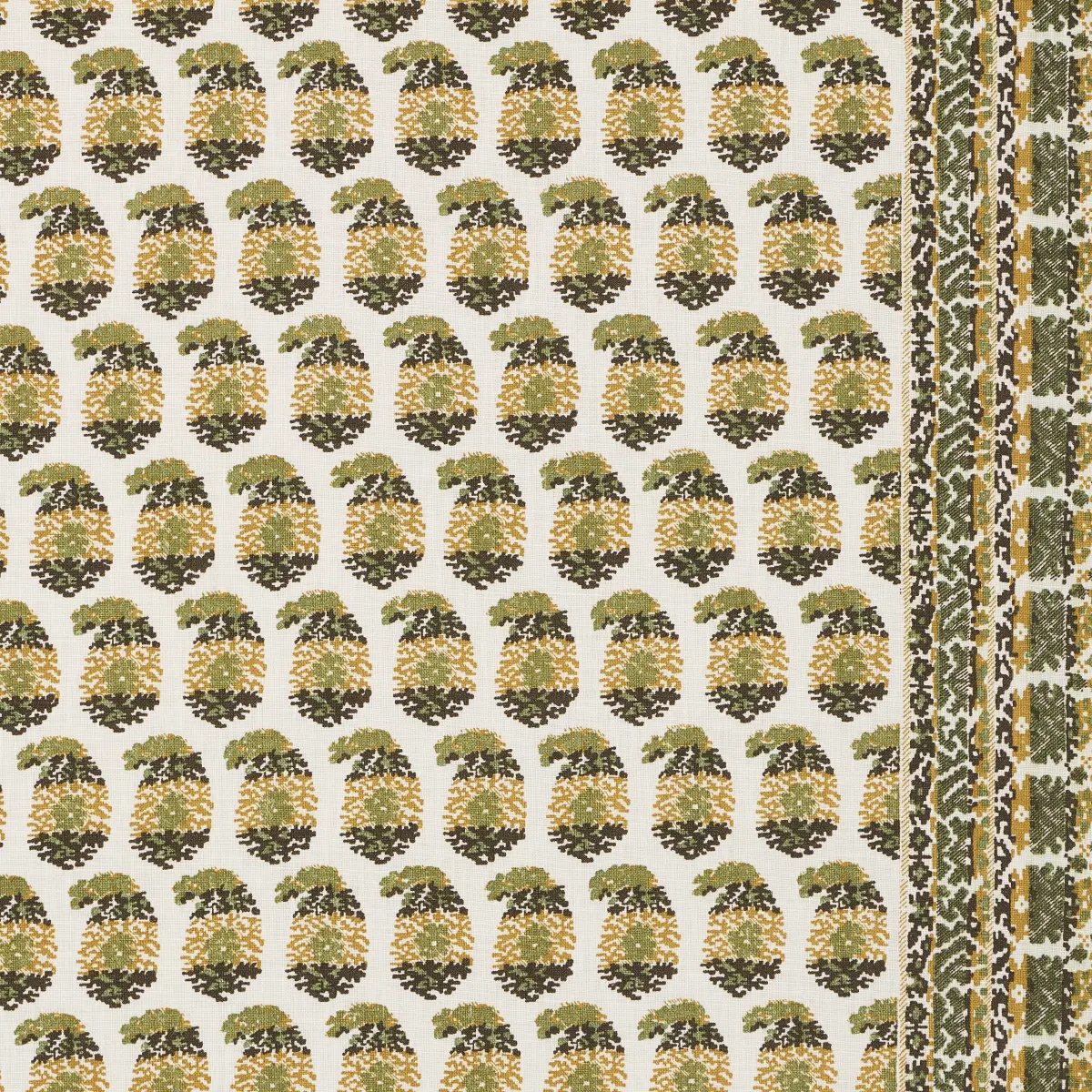 TERRY_ OCHRE & GREEN