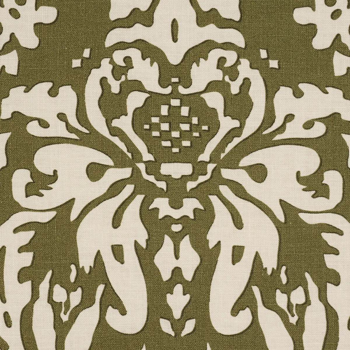 SUFFOLK DAMASK_ OLIVE