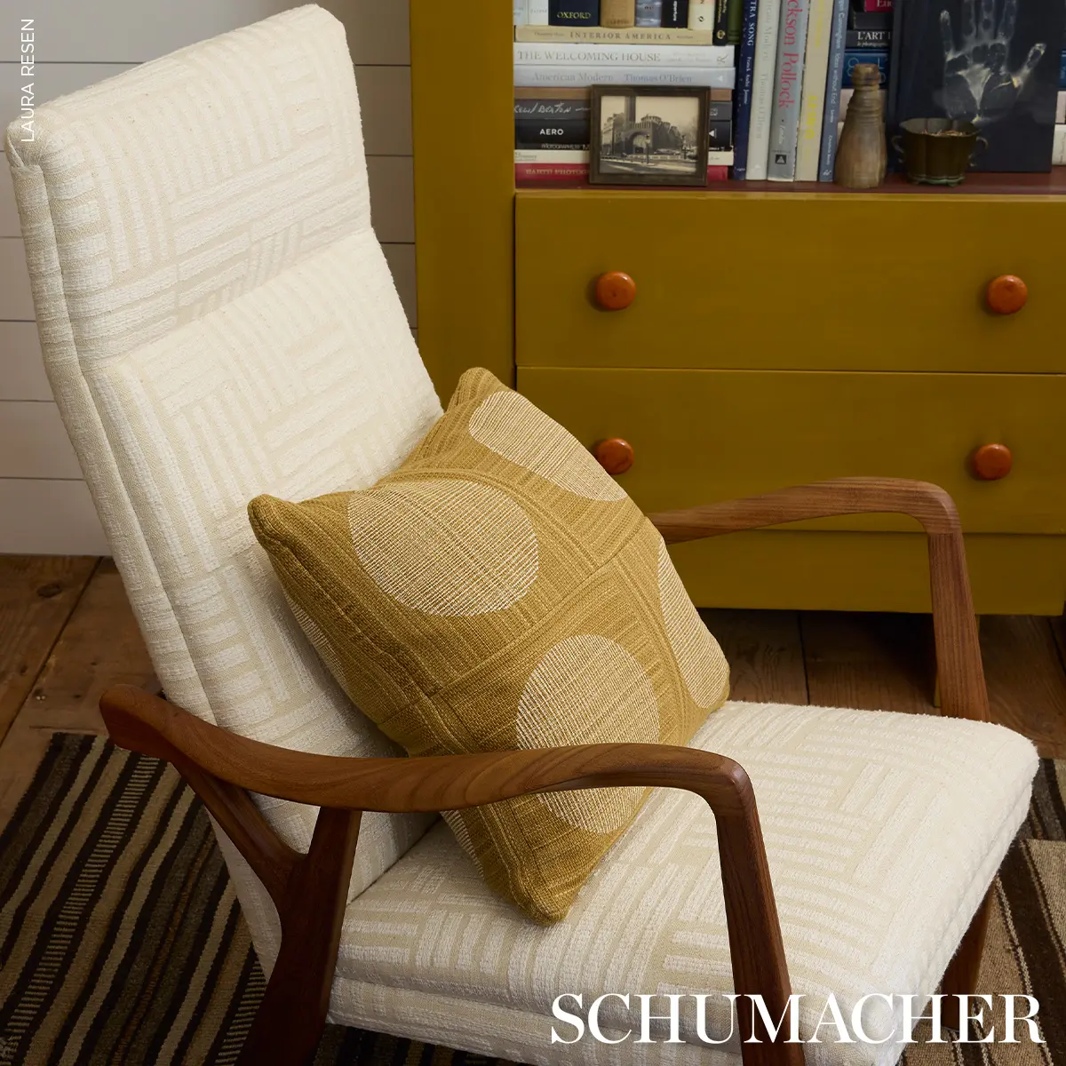 UNA HAND BLOCK PRINT_ OCHRE
