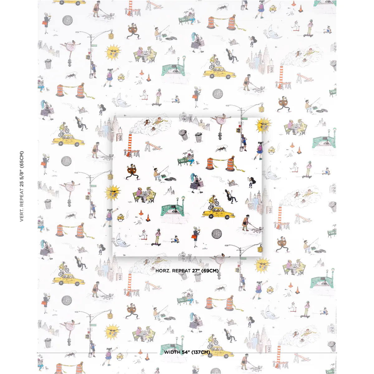 JOANA AVILLEZ'S STREET SCENES_ MULTICOLOR ON WHITE