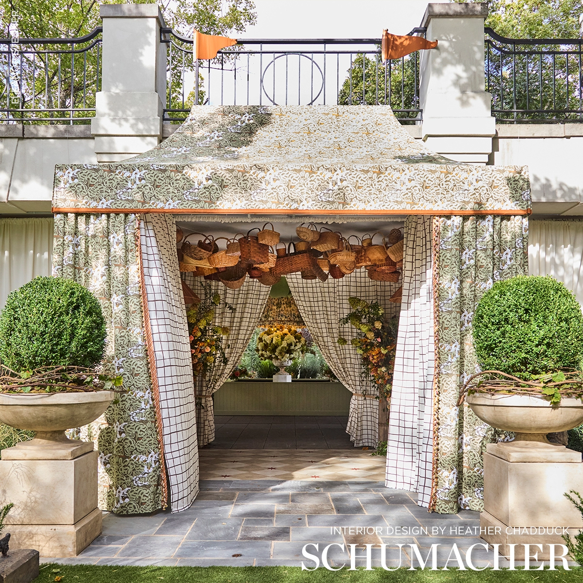 MARGARET SCHLOEMAN'S FOX CHASE_ SAGE & SOFT BROWN