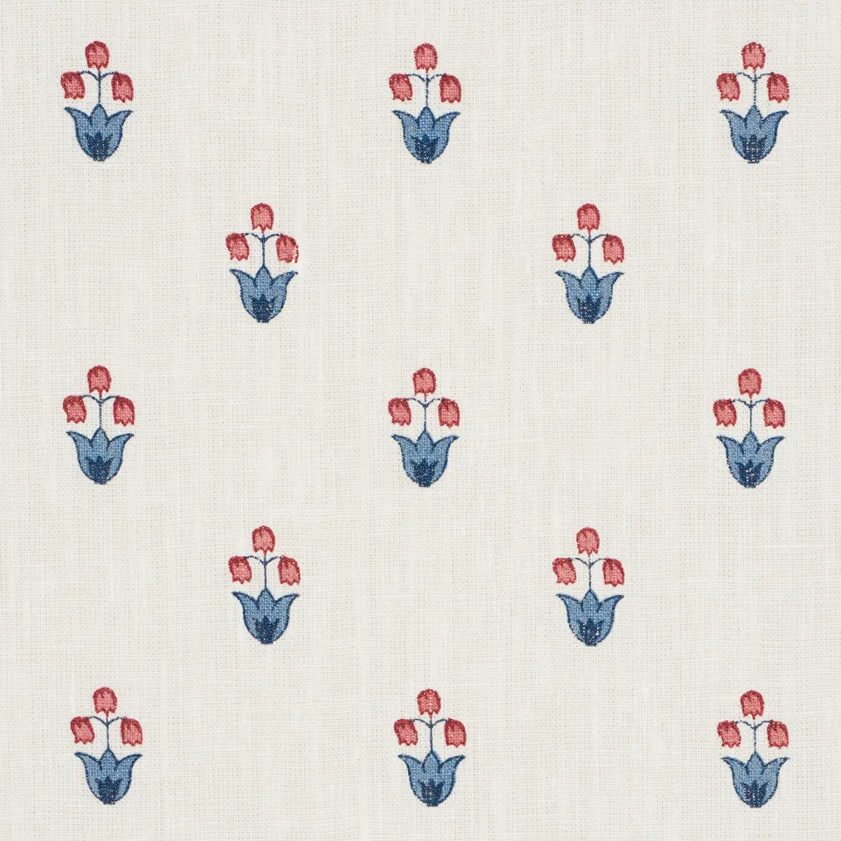 MOIRA HAND PRINT_ BLUE & RED
