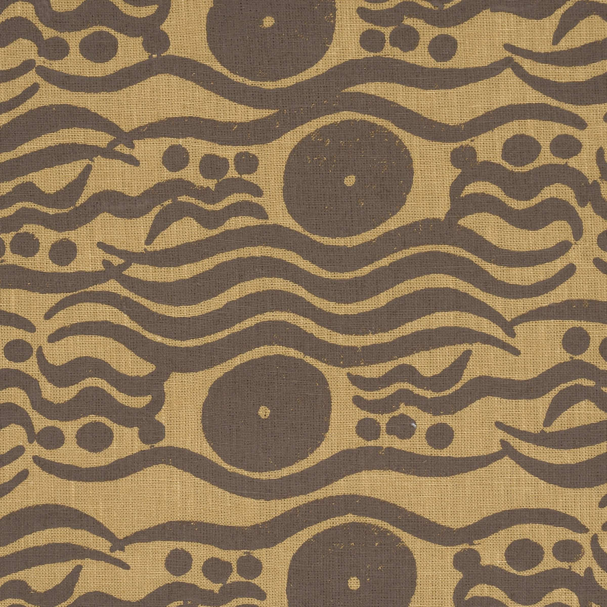 BOSPHORUS HAND BLOCK_ OCHRE & BROWN