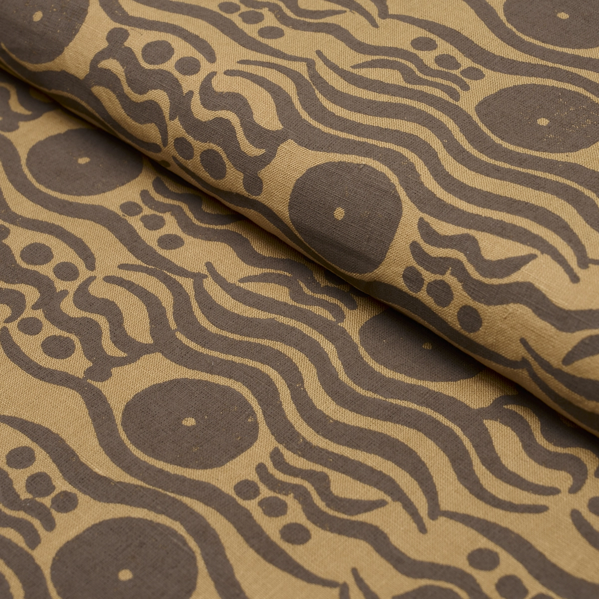 BOSPHORUS HAND BLOCK_ OCHRE & BROWN