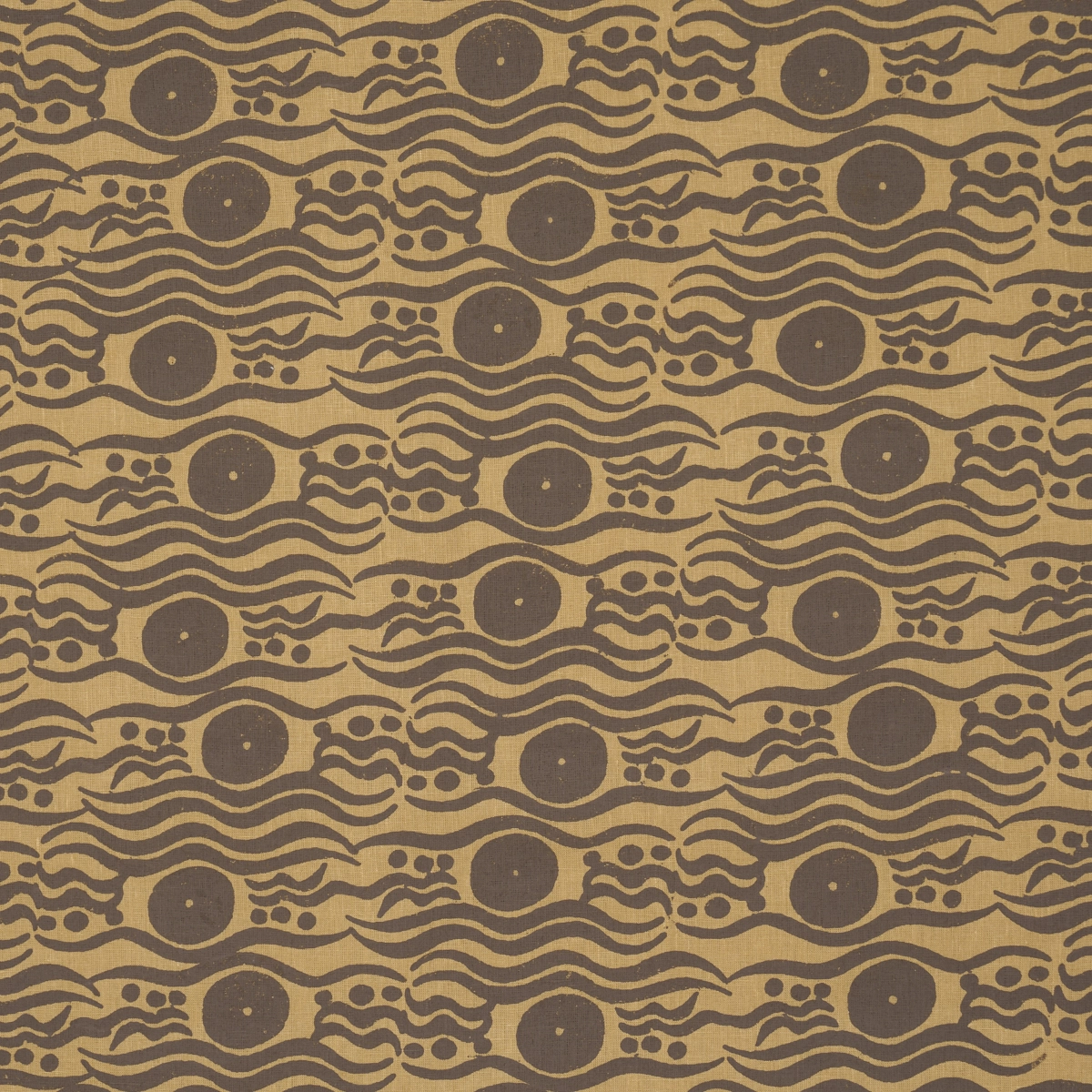 BOSPHORUS HAND BLOCK_ OCHRE & BROWN