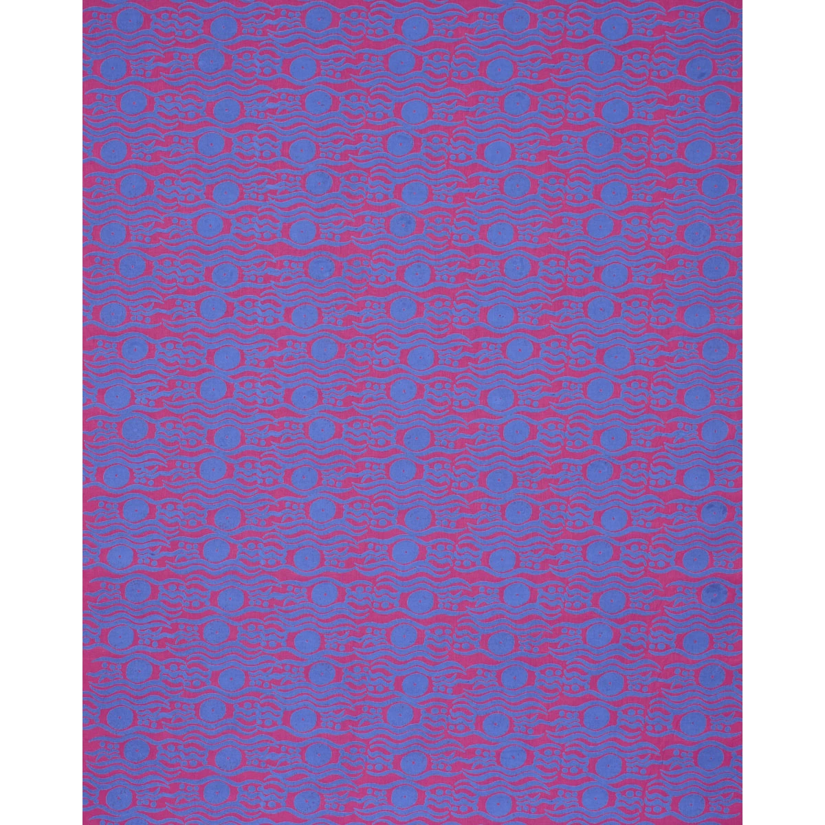 BOSPHORUS HAND BLOCK_ FUCHSIA & BLUE