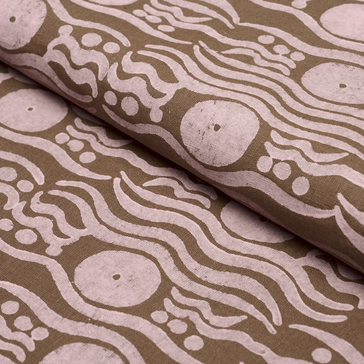 BOSPHORUS HAND BLOCK_ BROWN & PINK